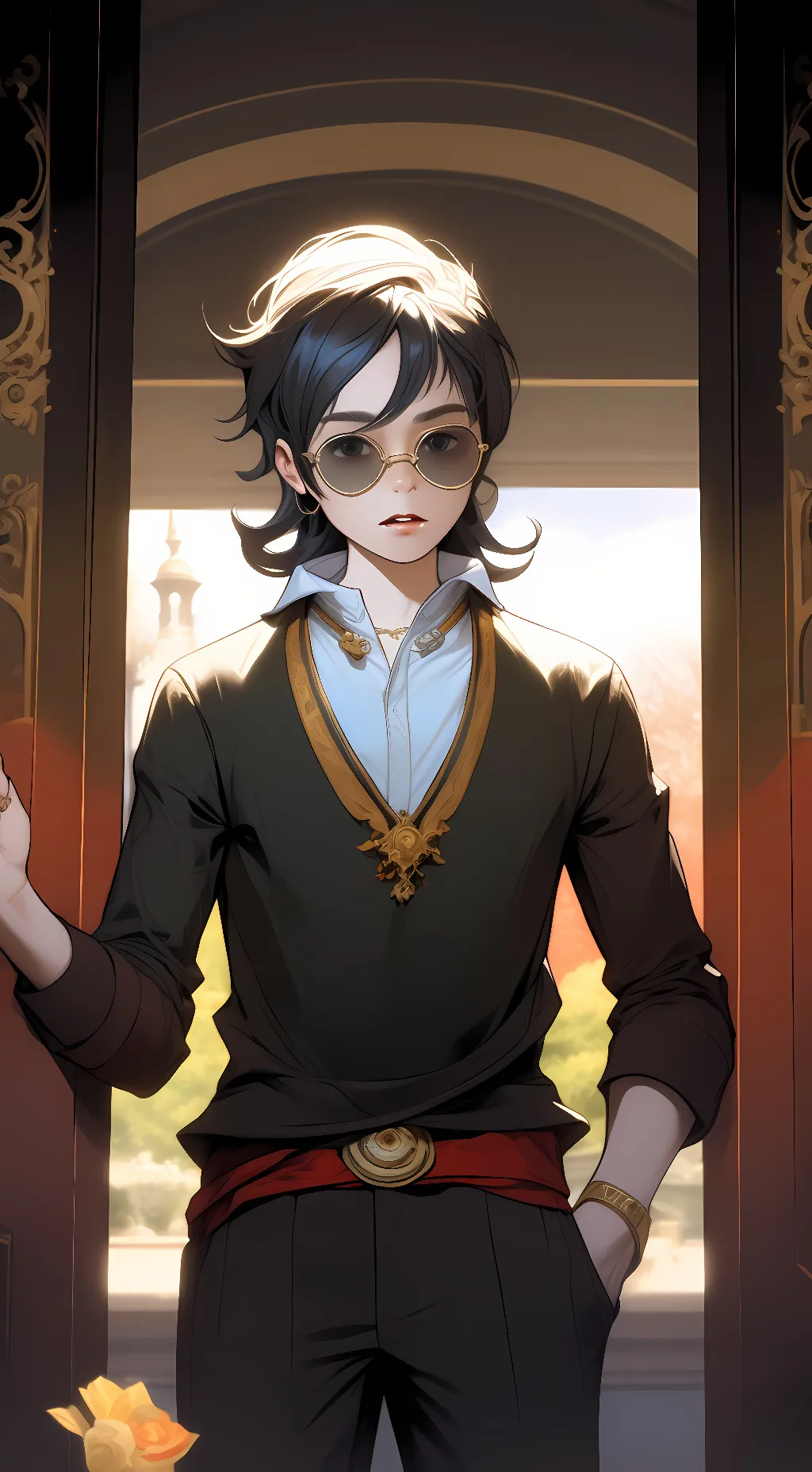 ai character: Rush From Doors background