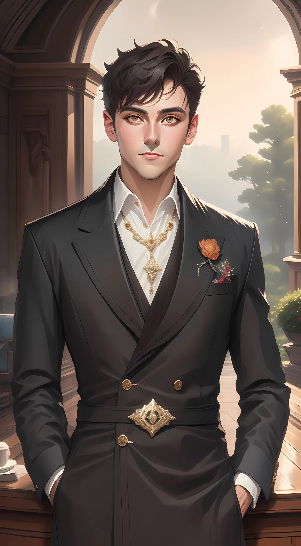 ai character: Liam background