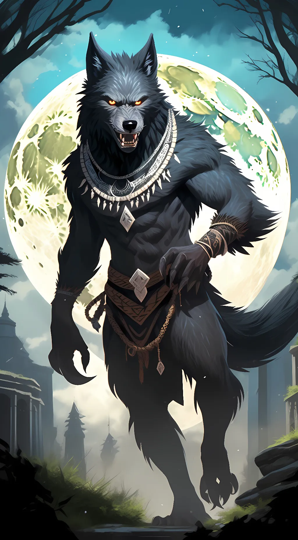 ai character: Lycanthus background