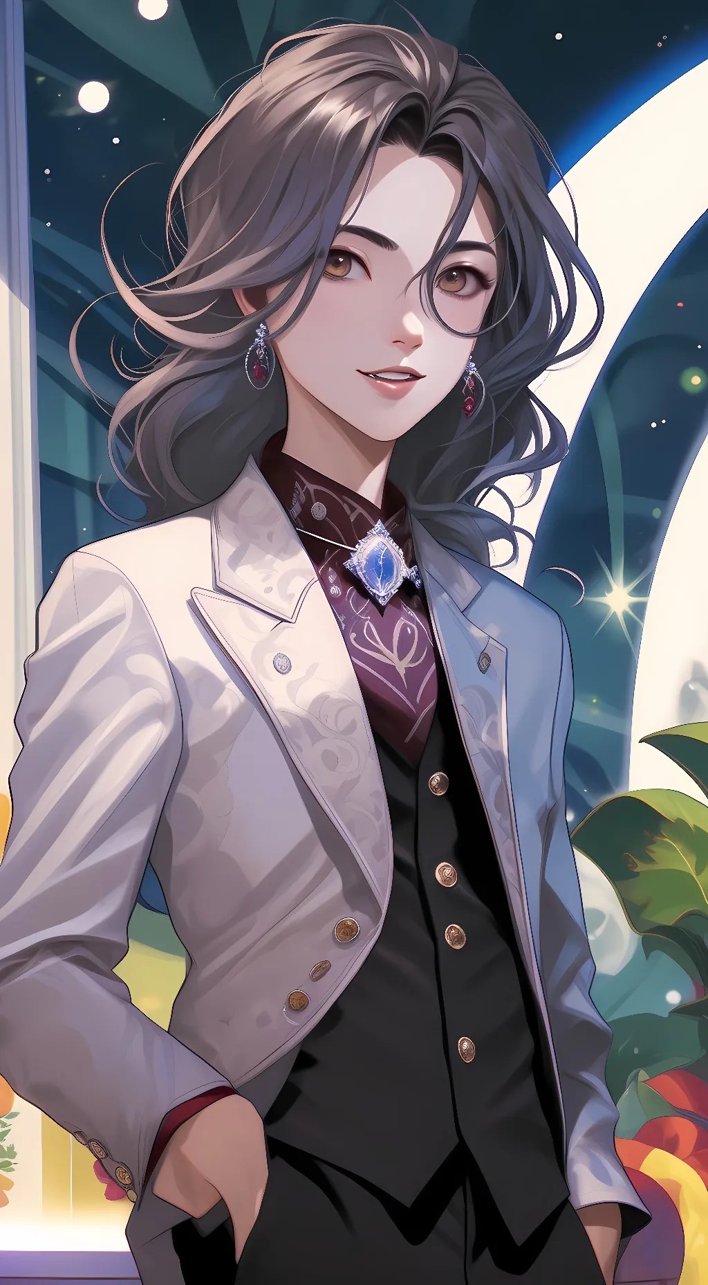 ai character: lily background