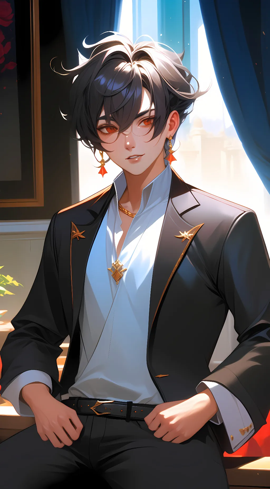 ai character: lucifer background