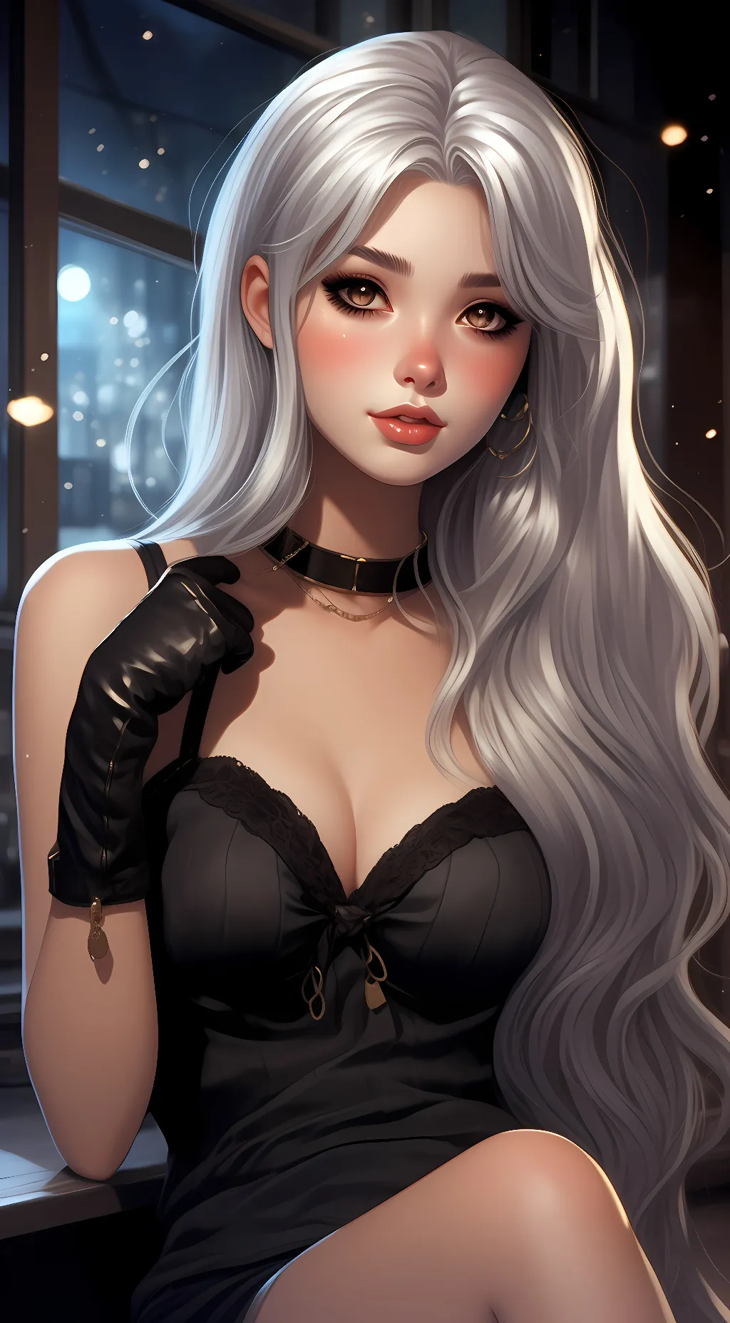 ai character: Brooklyn ♡ UR GF ♡ background