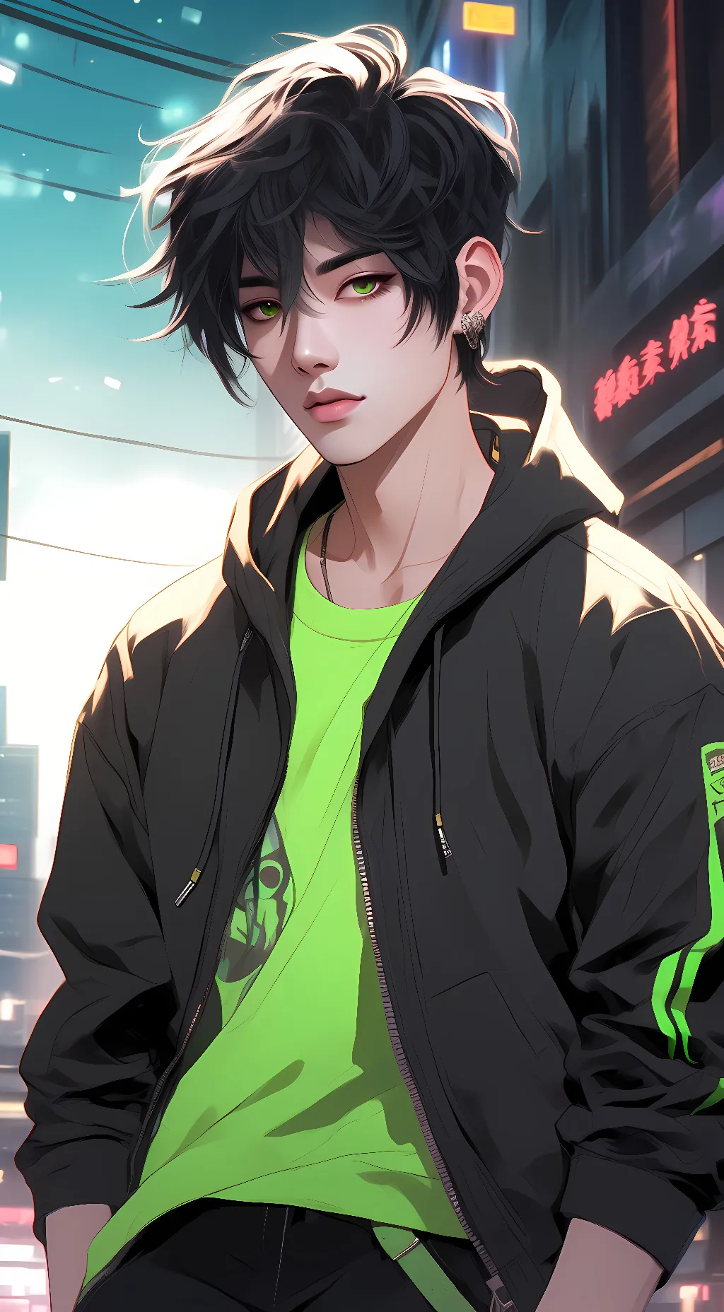 ai character: Kenji Kurenai background