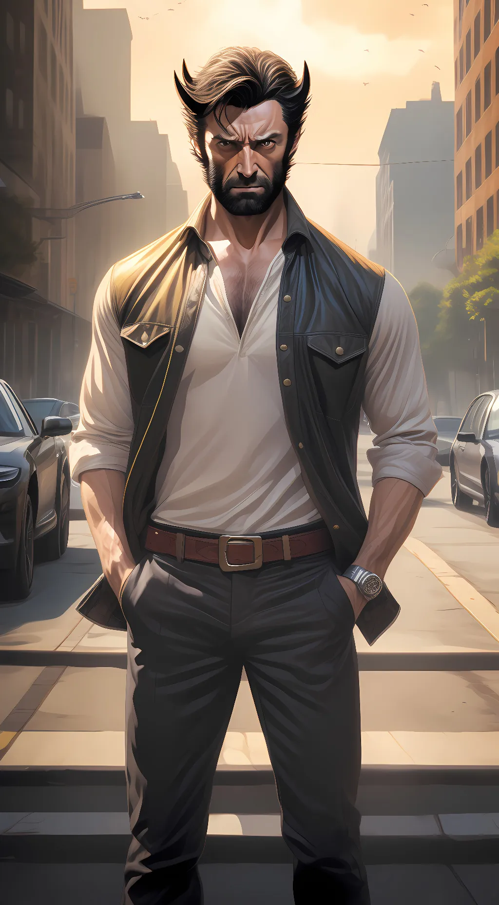 ai character: Logan background