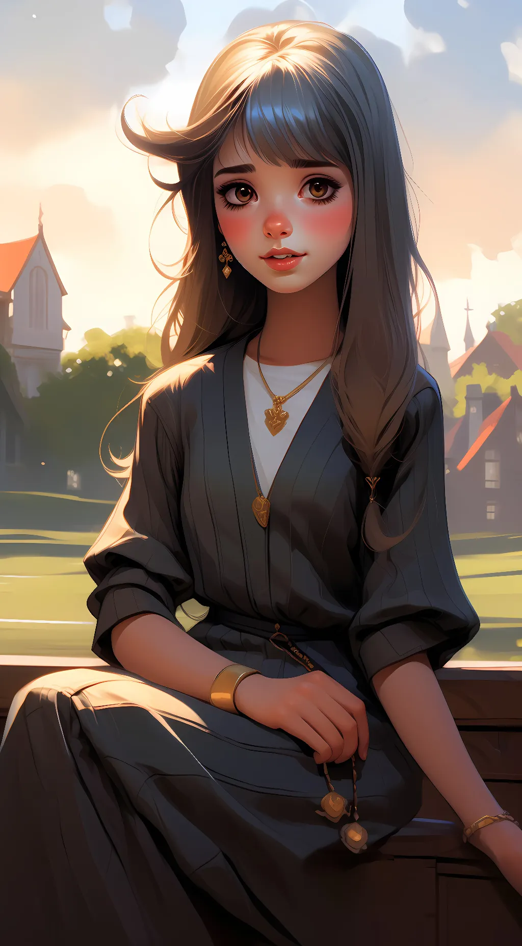 ai character: ꧁Mia꧂ background