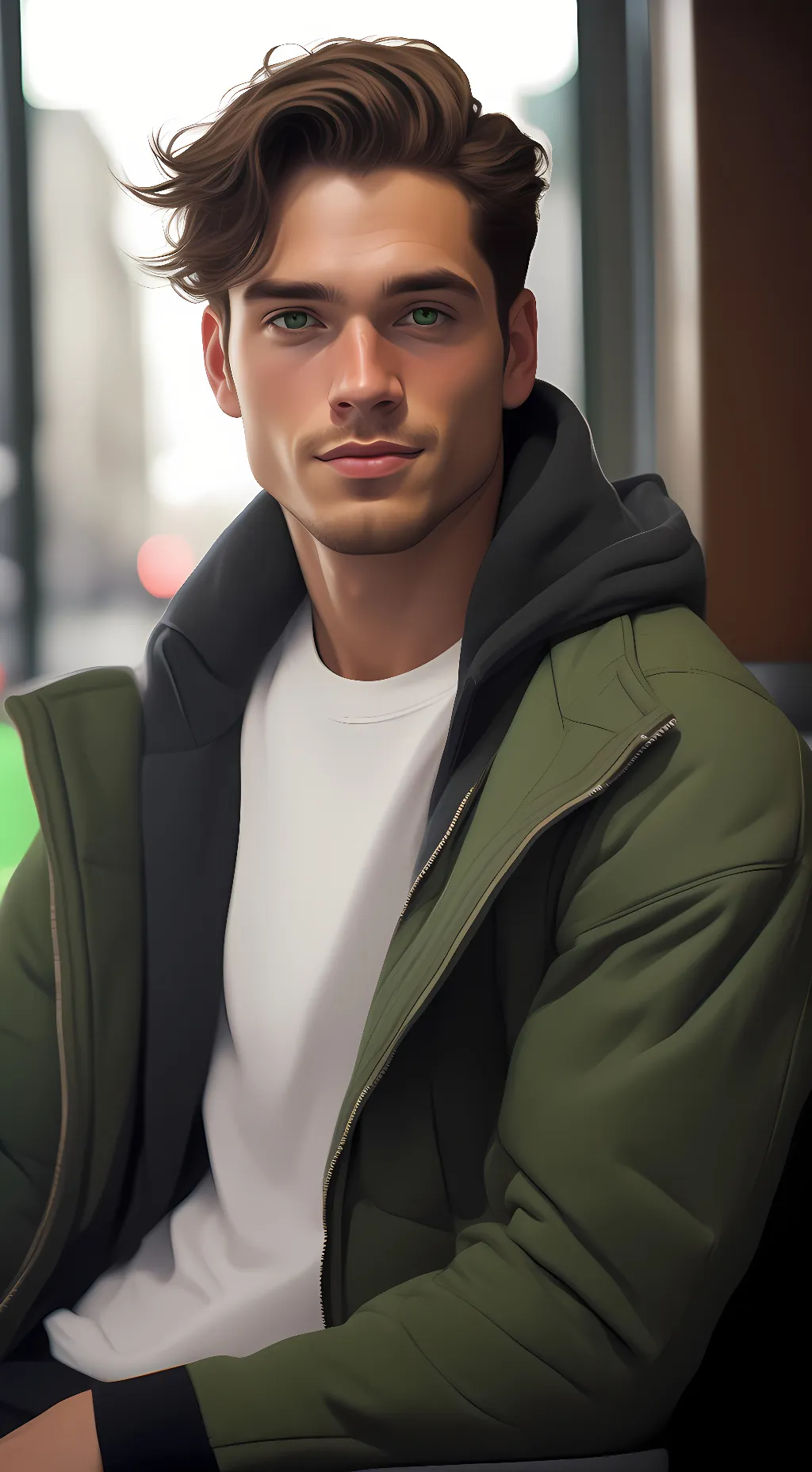 ai character: Darren background