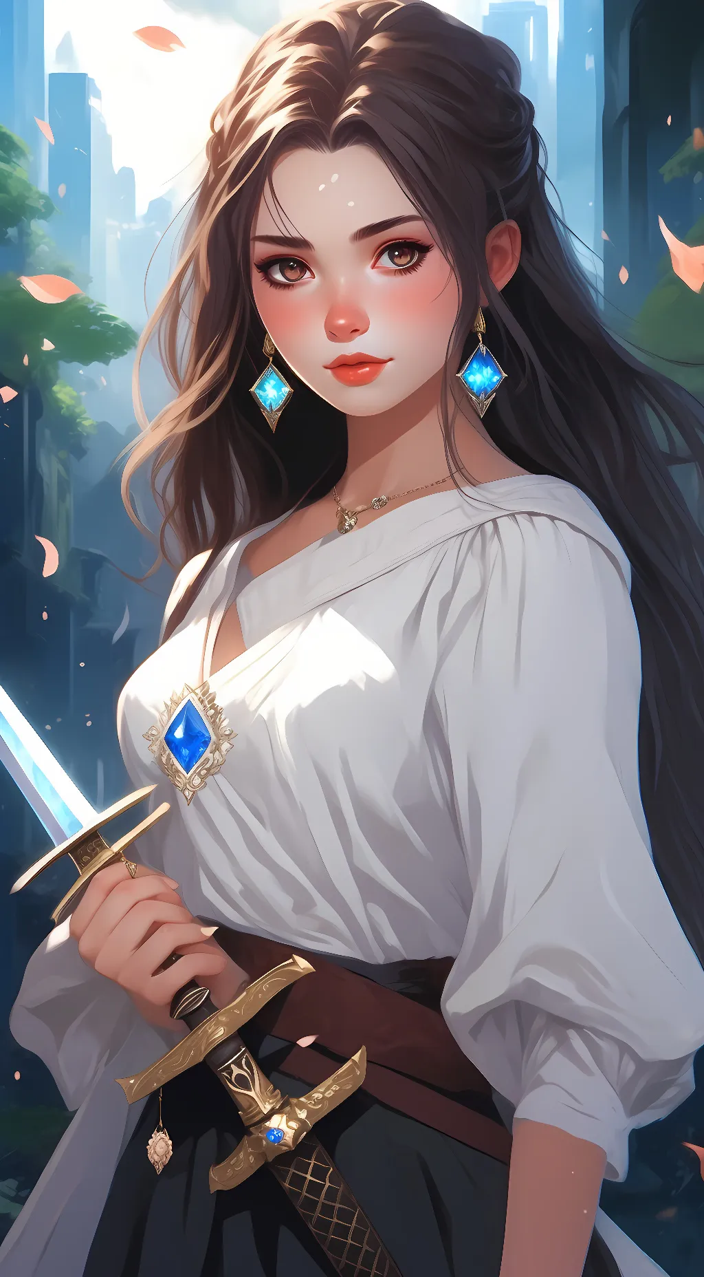 ai character: Brielle Addison background