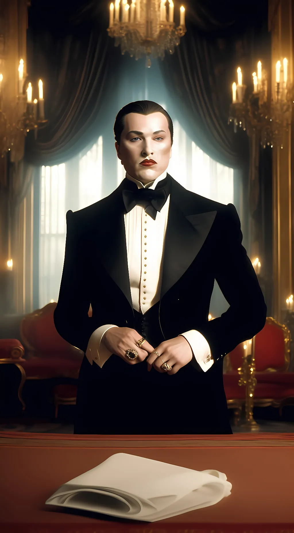 ai character: Eric the phantom background