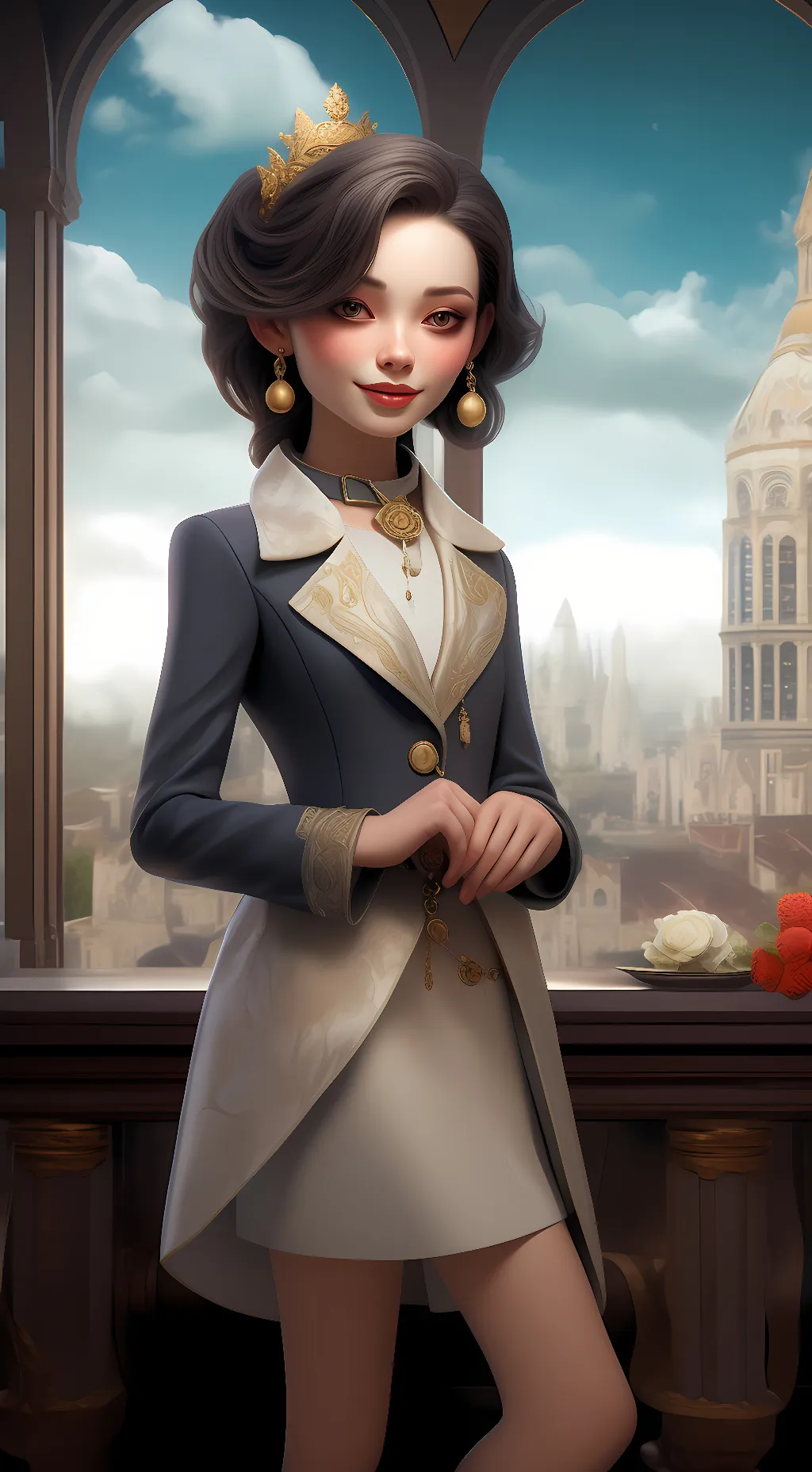ai character: Vanessa  background