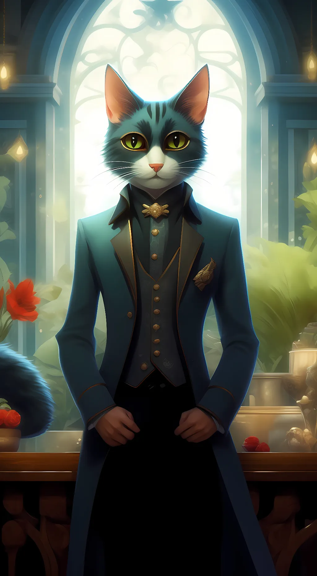 ai character: Grace background