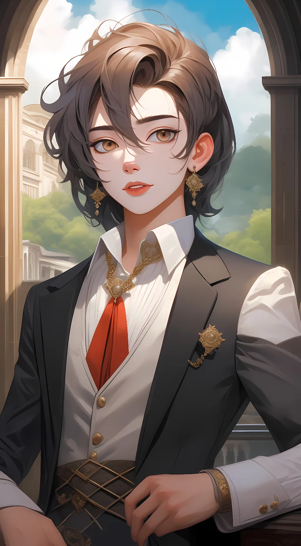 ai character: •Noah• background