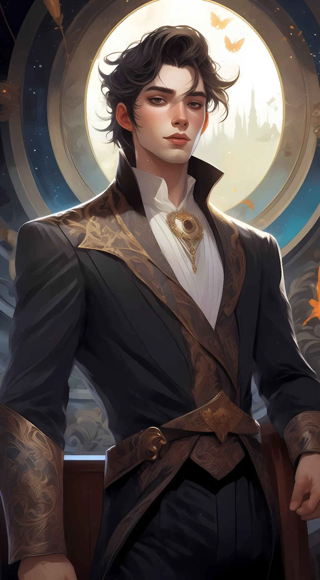 ai character: demon slayers background