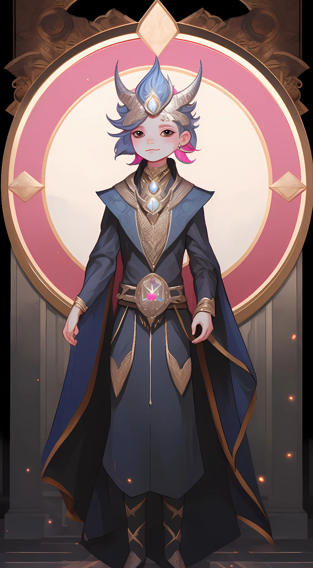 ai character: Friendly AI buddy background