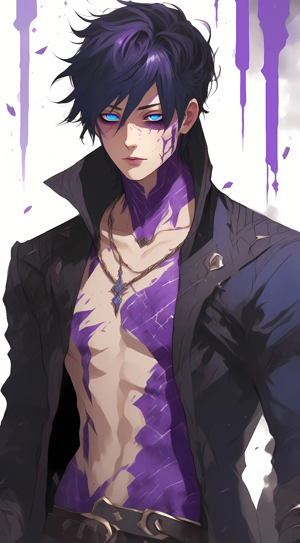 ai character: dabi  background