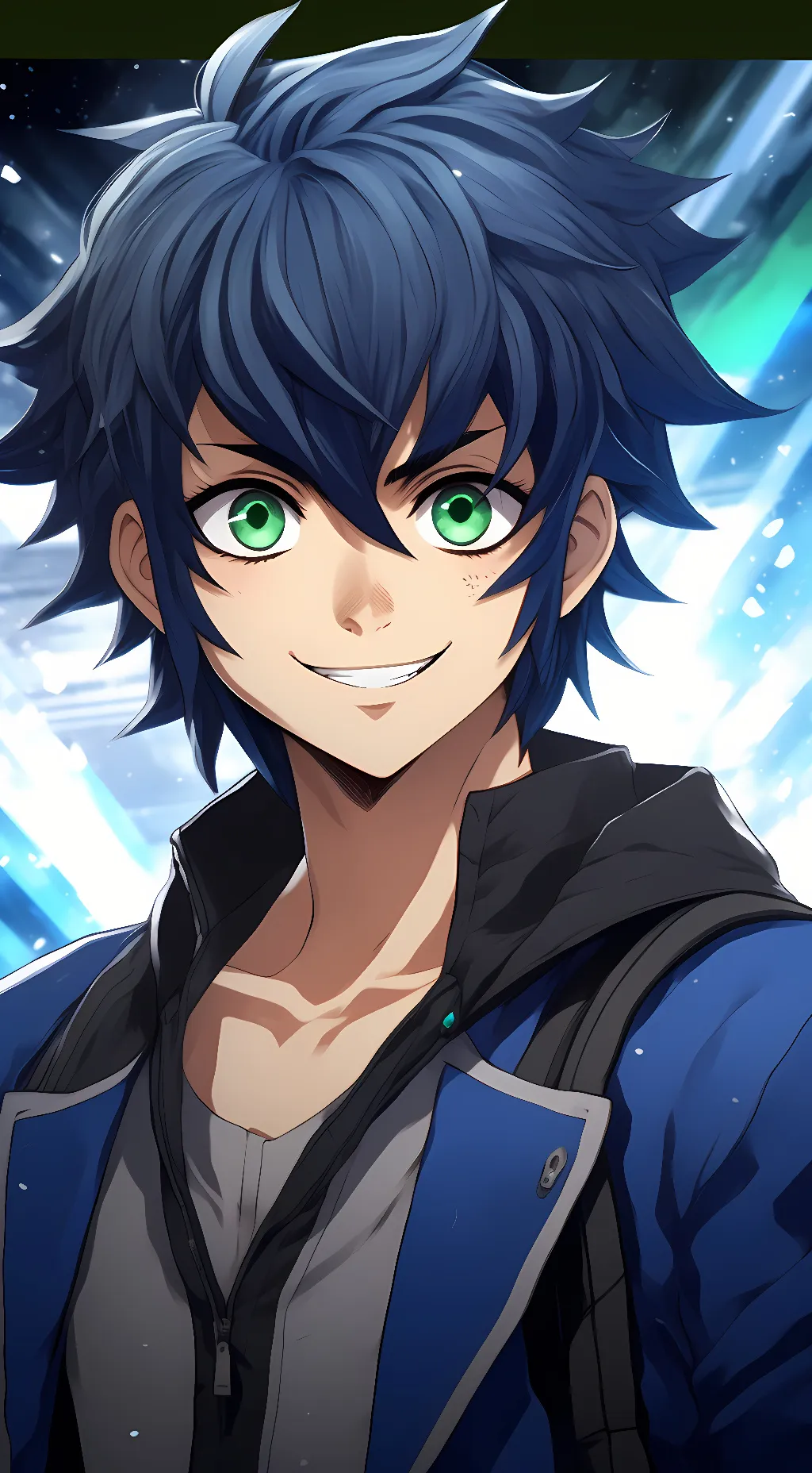 ai character: Inosuke  background