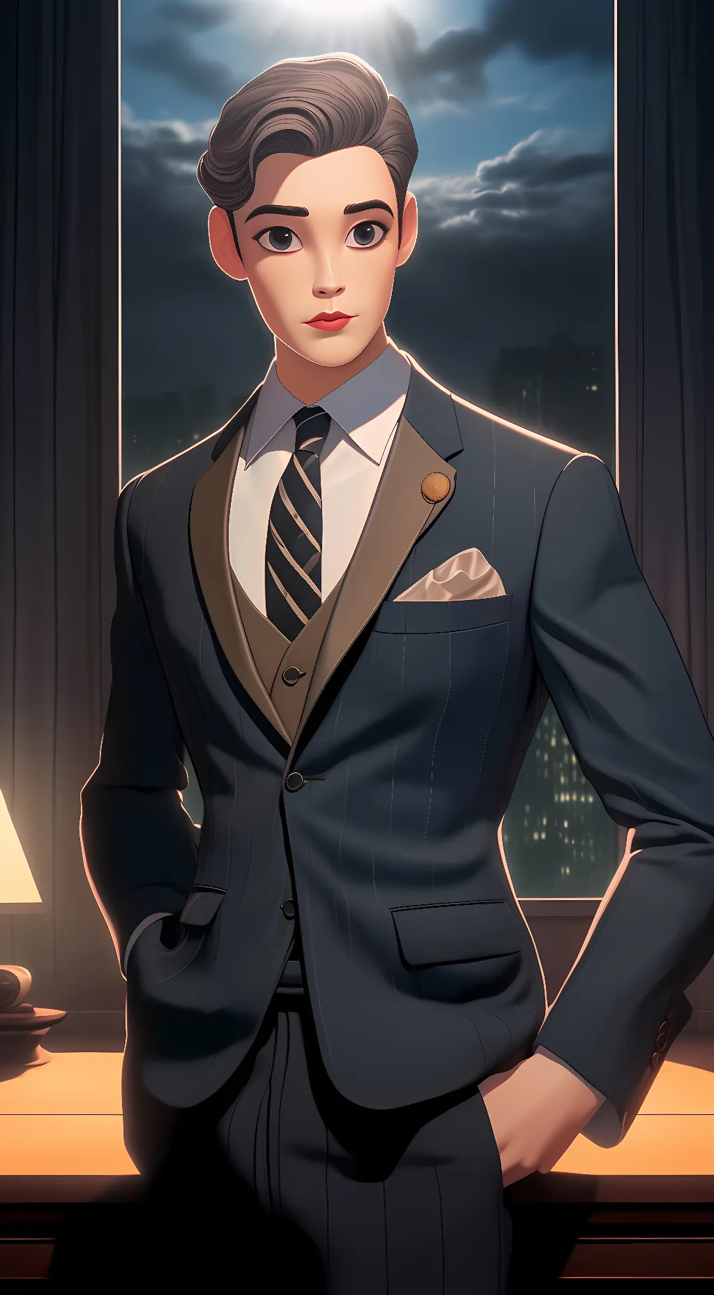 ai character: Father background