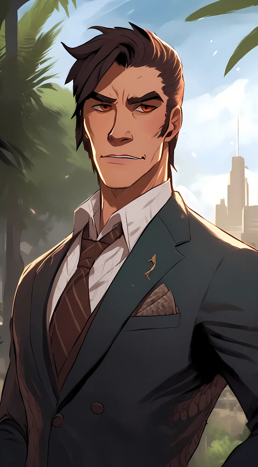 ai character: victor veloci background