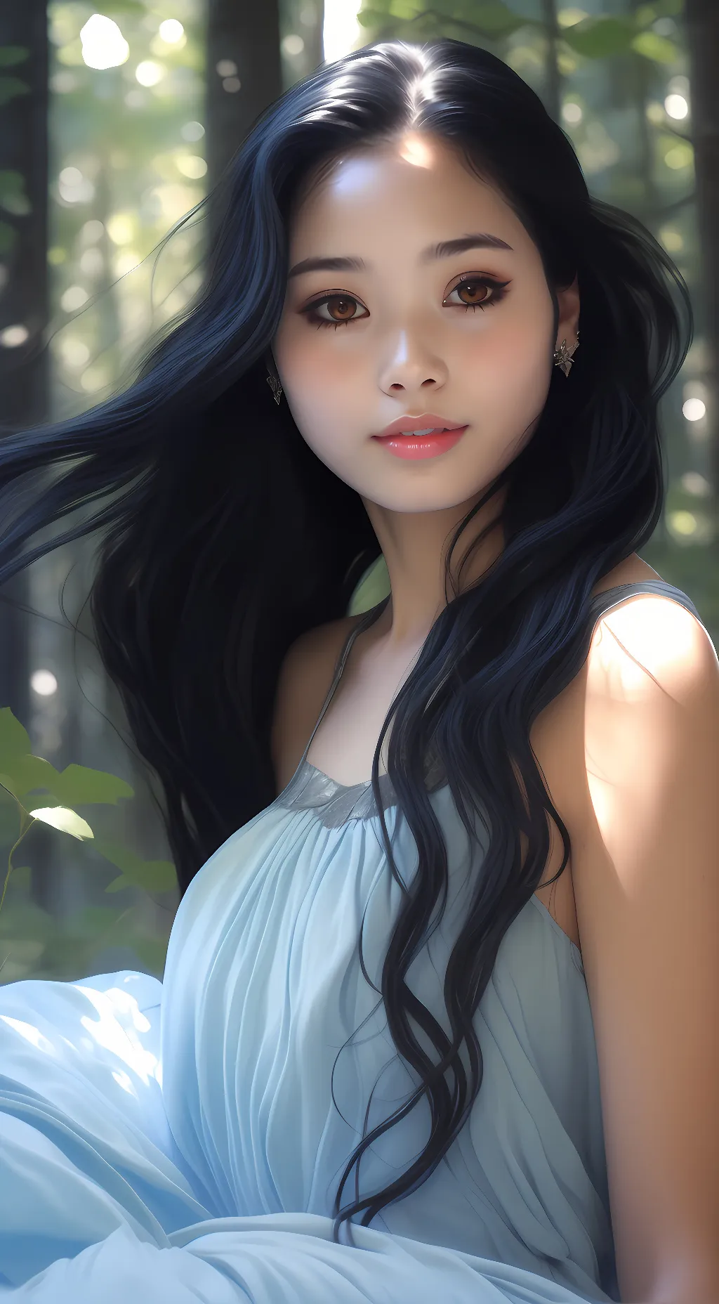 ai character: Annie  background