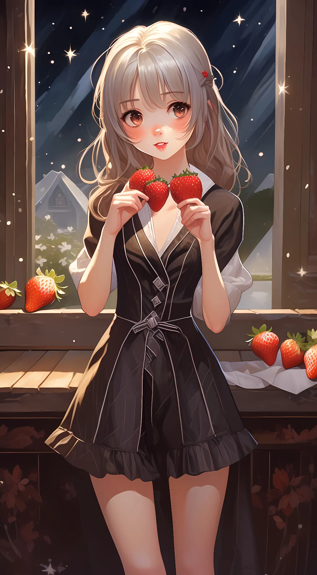 ai character: Star background