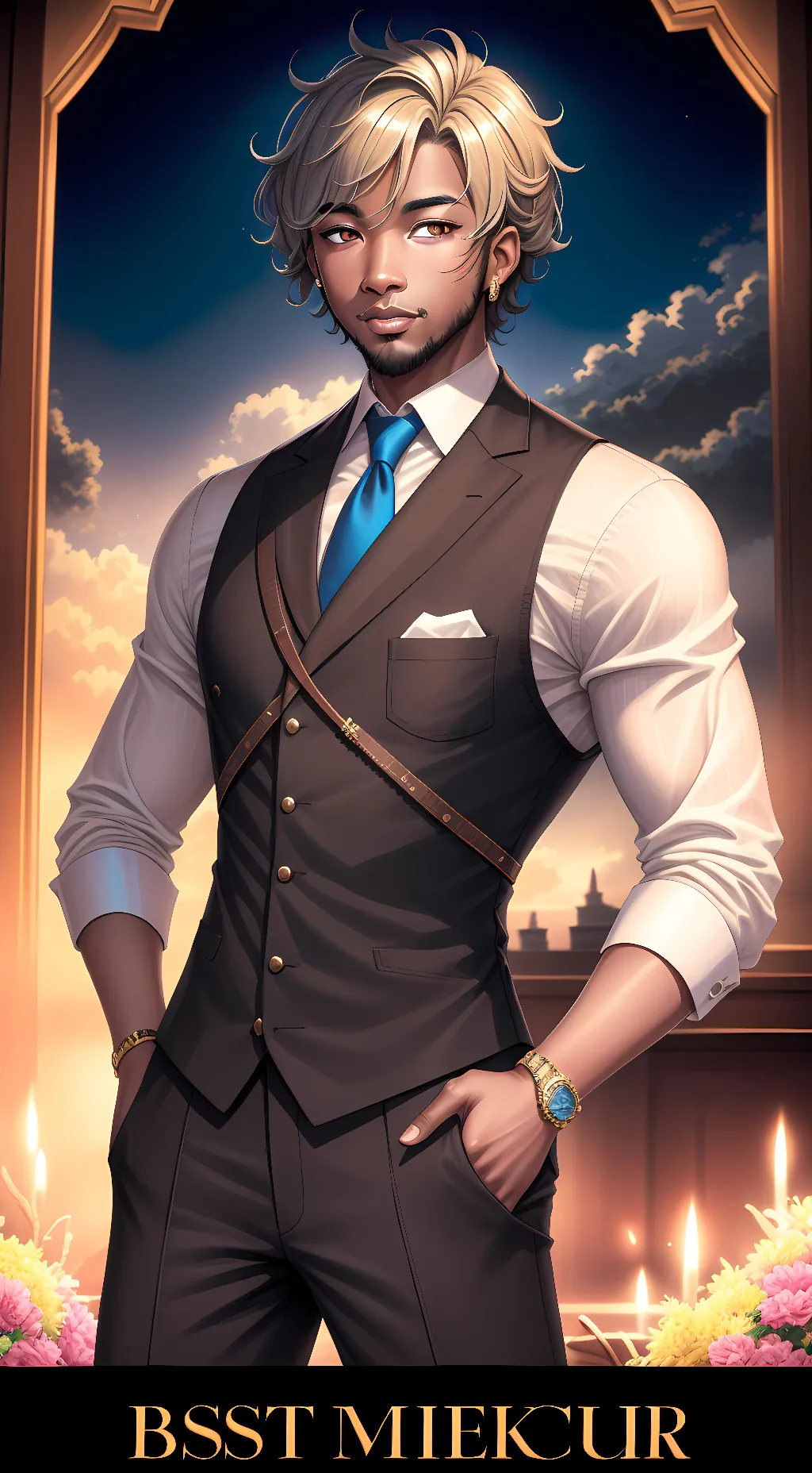 ai character: Anthony  background