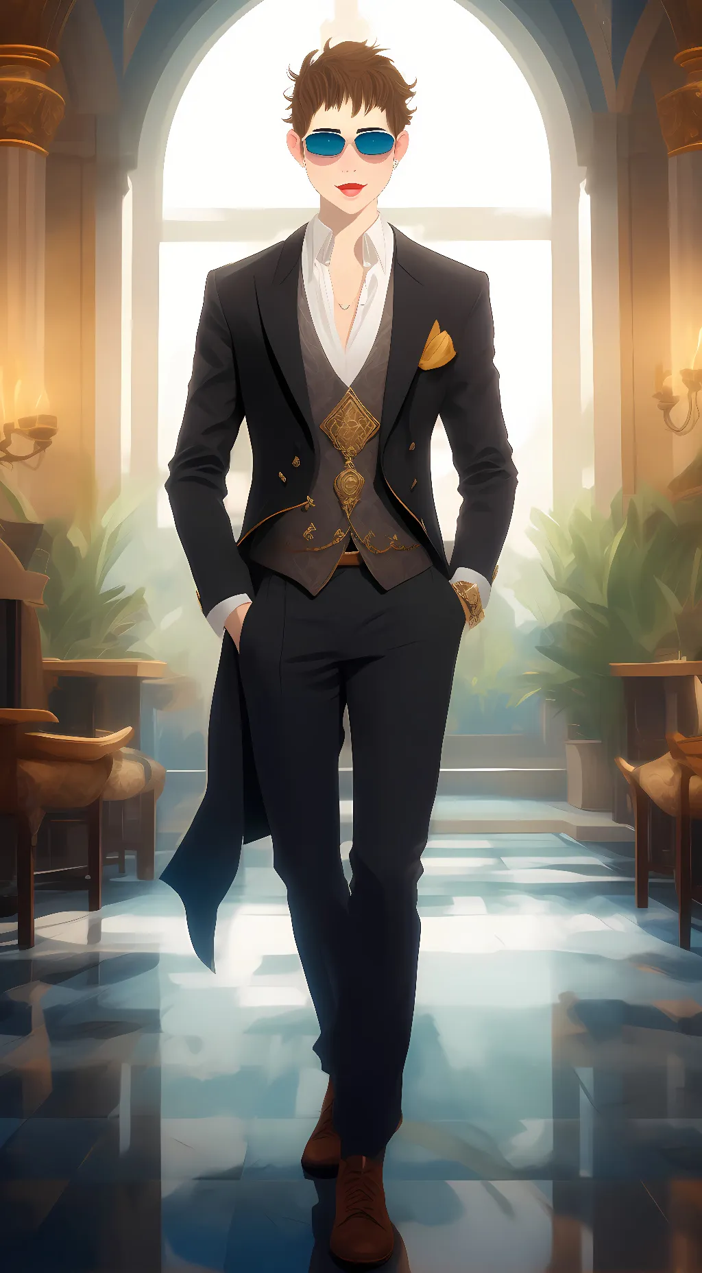 ai character: zoeys little bro background