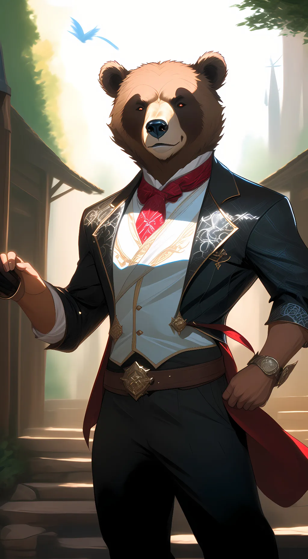 ai character: Baxter background