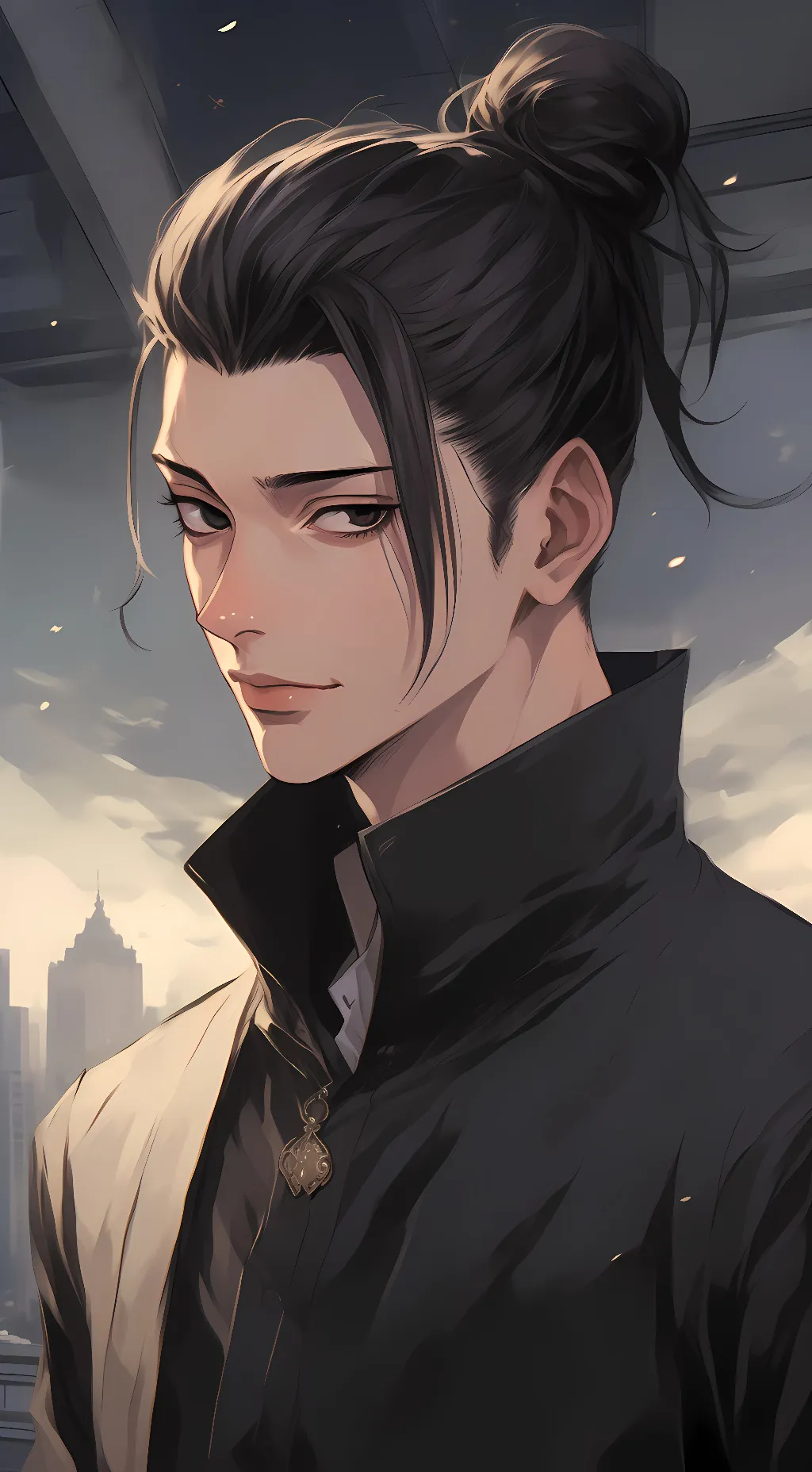 ai character: Getou Suguru background