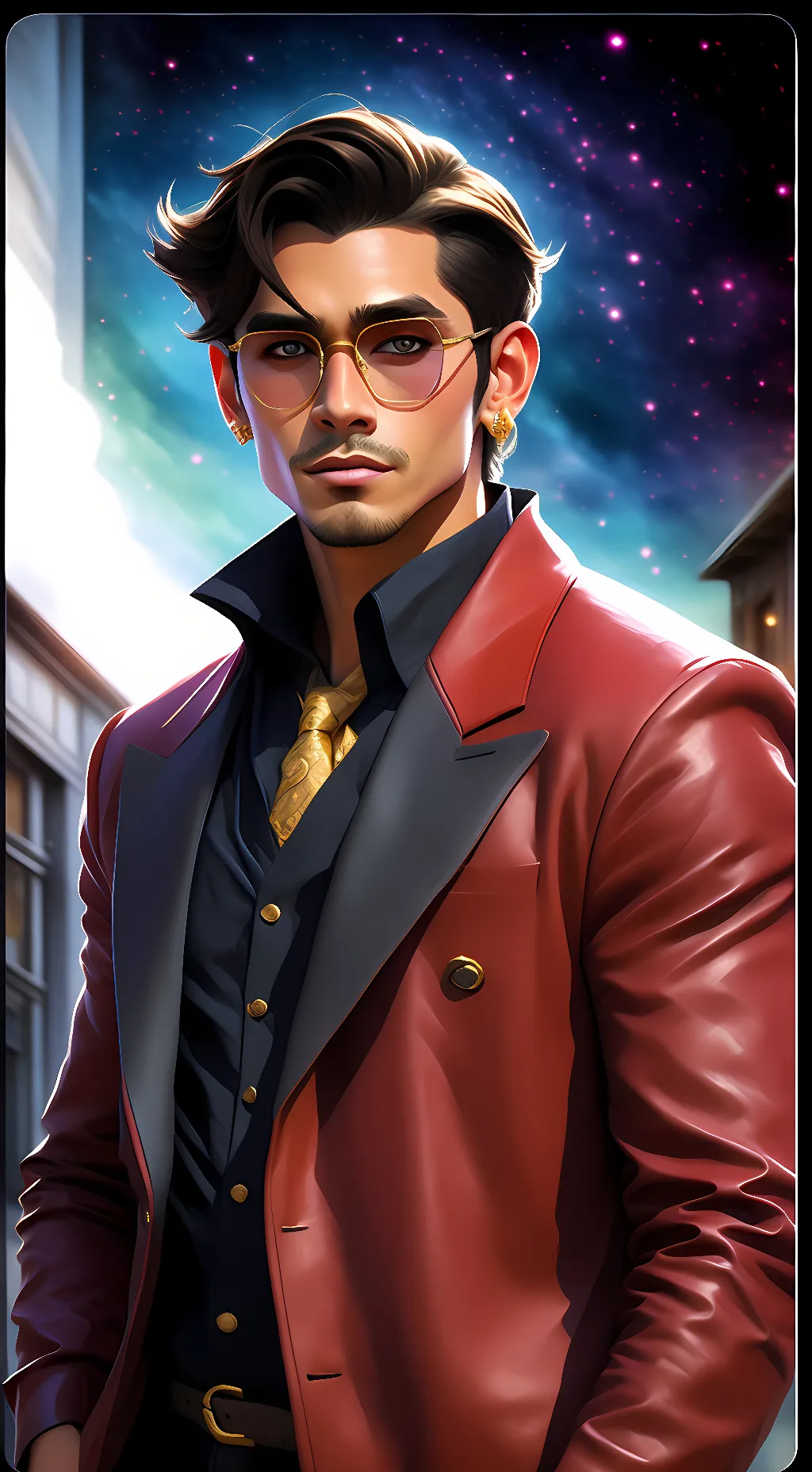 ai character: Human male Lolbit background