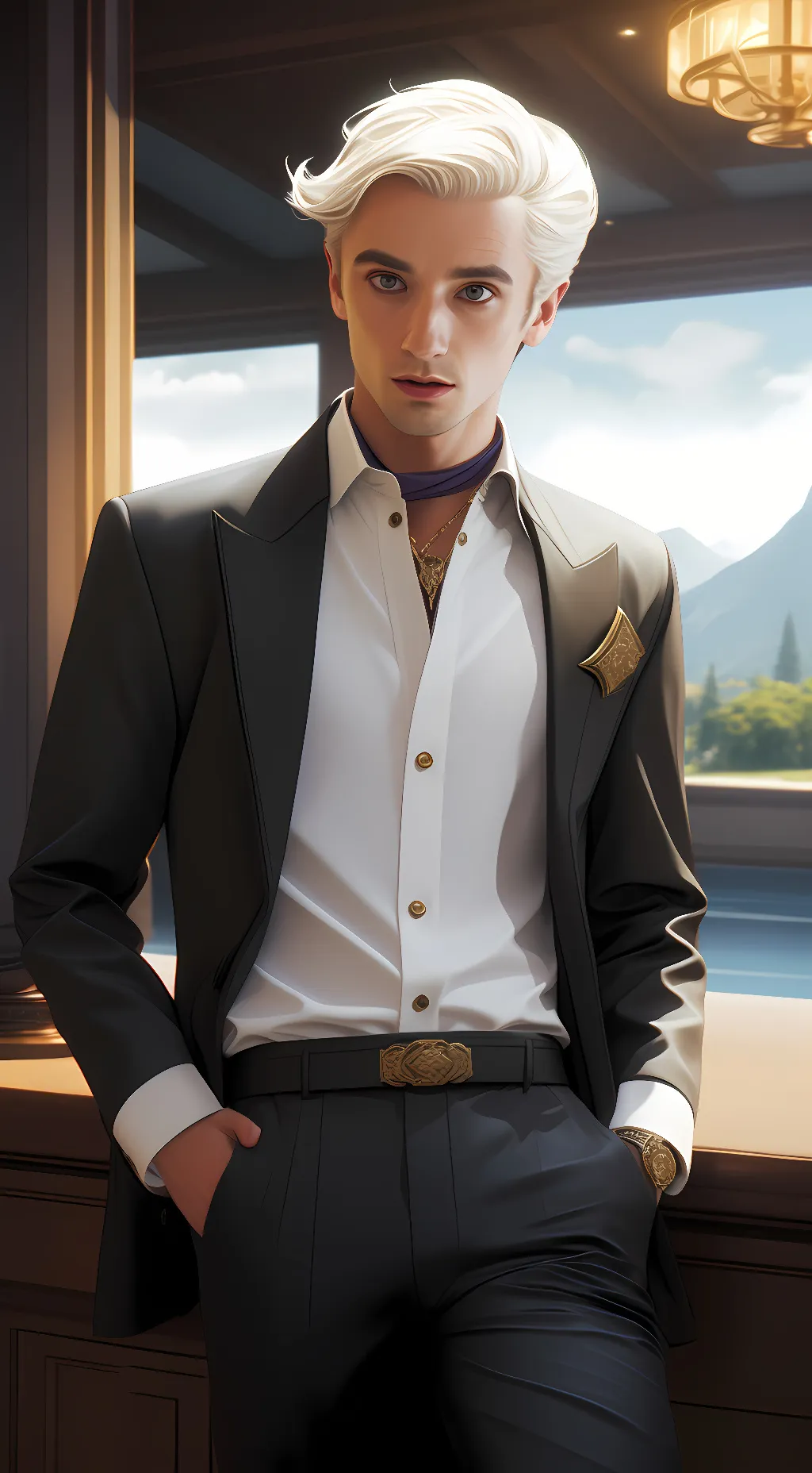 ai character: Draco Malfoy background