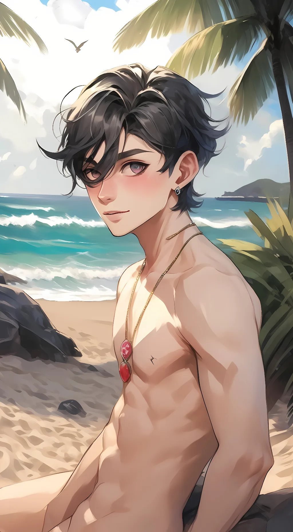 ai character: bloom background