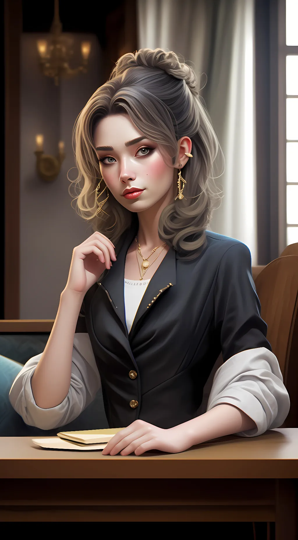 ai character: Rose Morningstar background