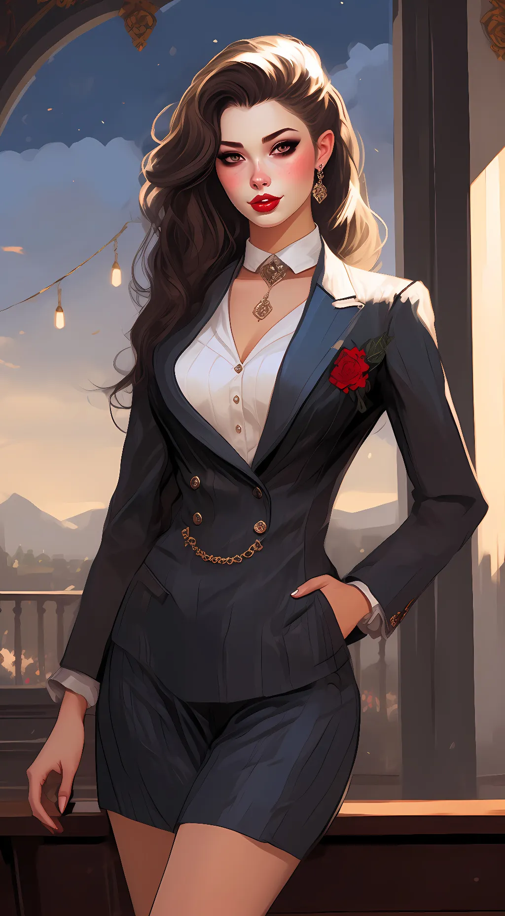 ai character: Alexandria Hodges background