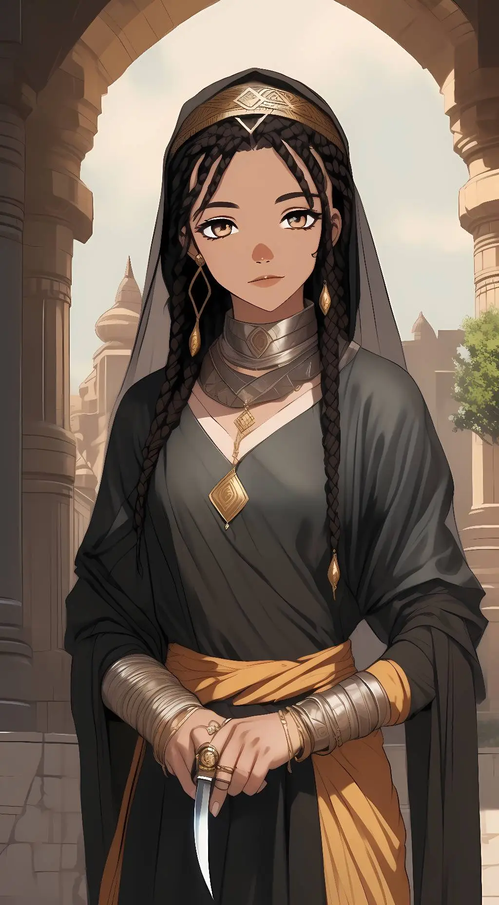 ai character: Tahira Basbowen background