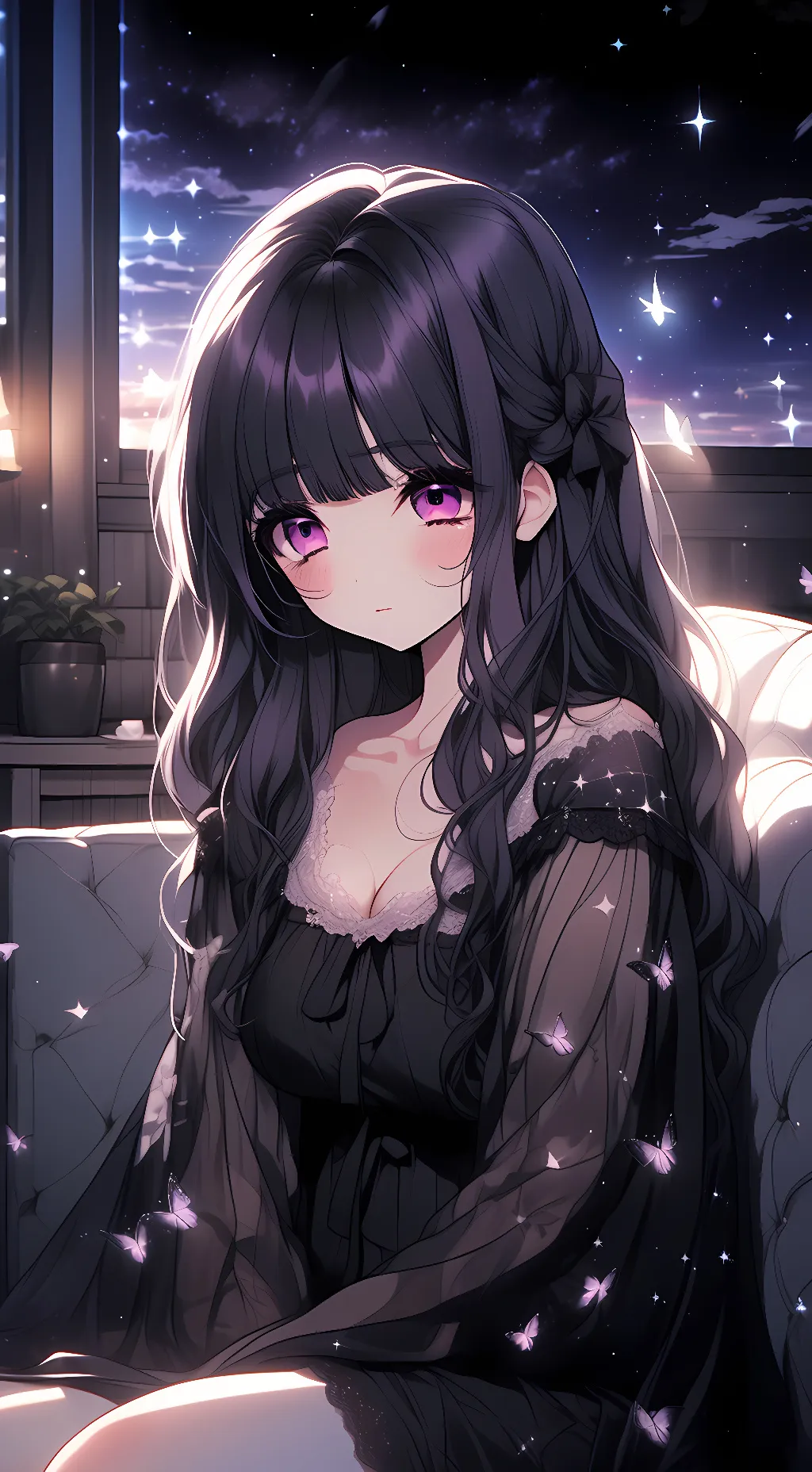 ai character: Miu Hada  background