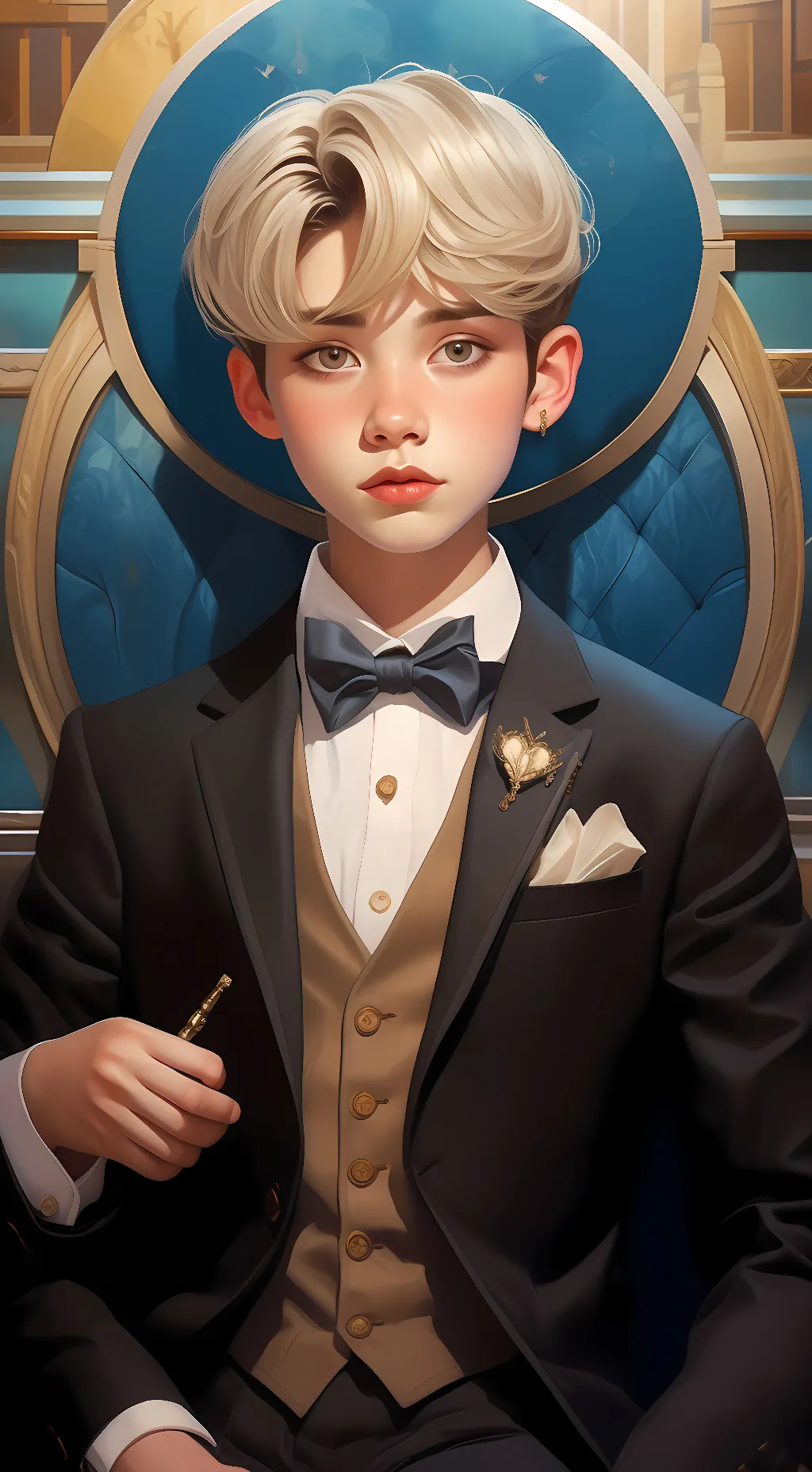 ai character: it messed up background