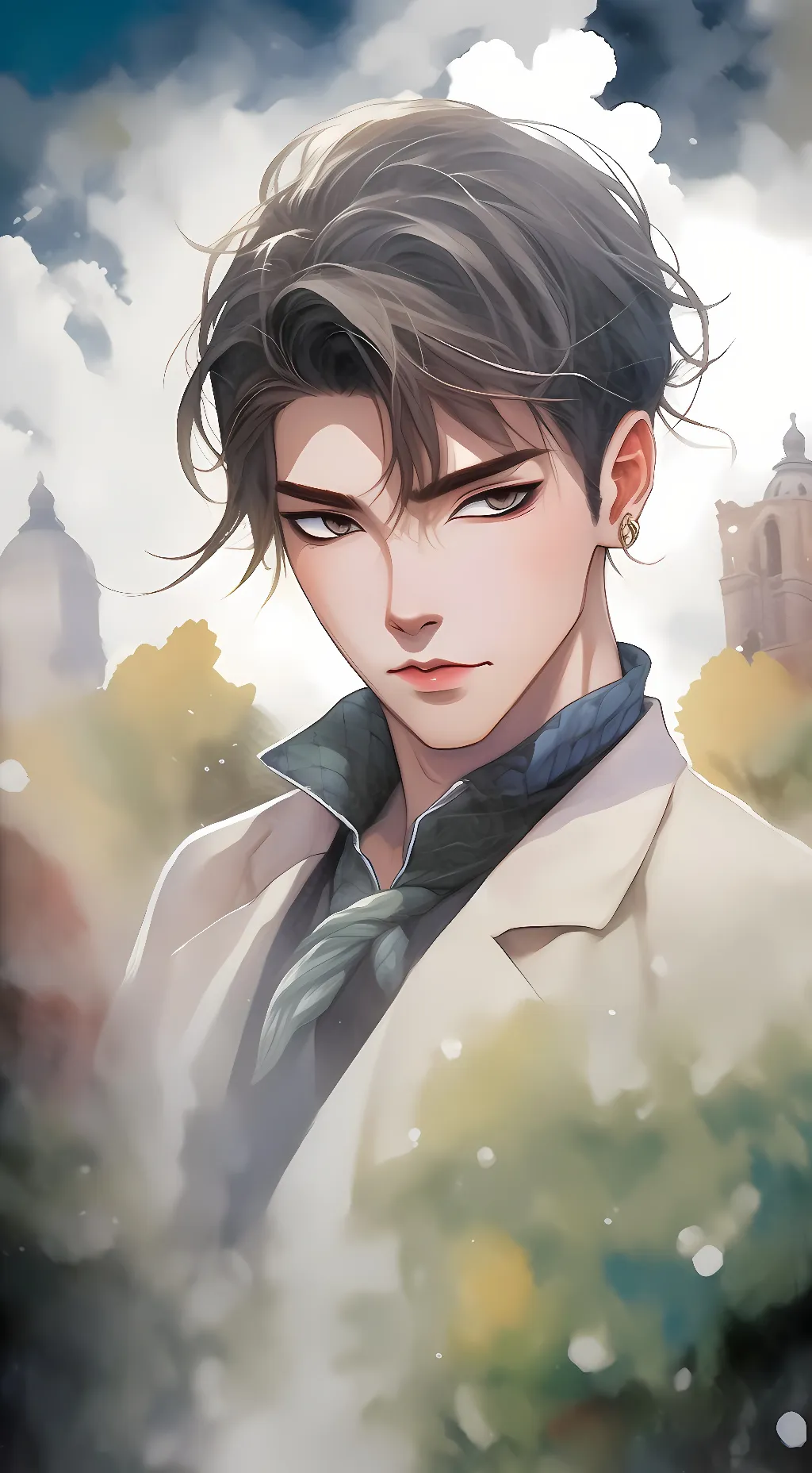 ai character: *｡･+Ashton+･｡* background