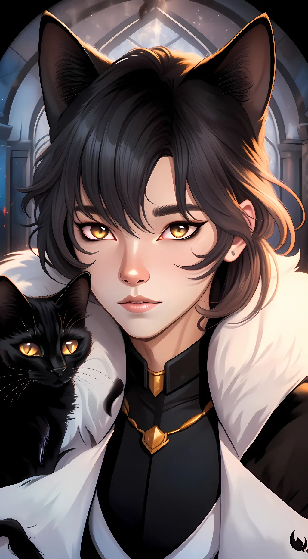 ai character: damen background