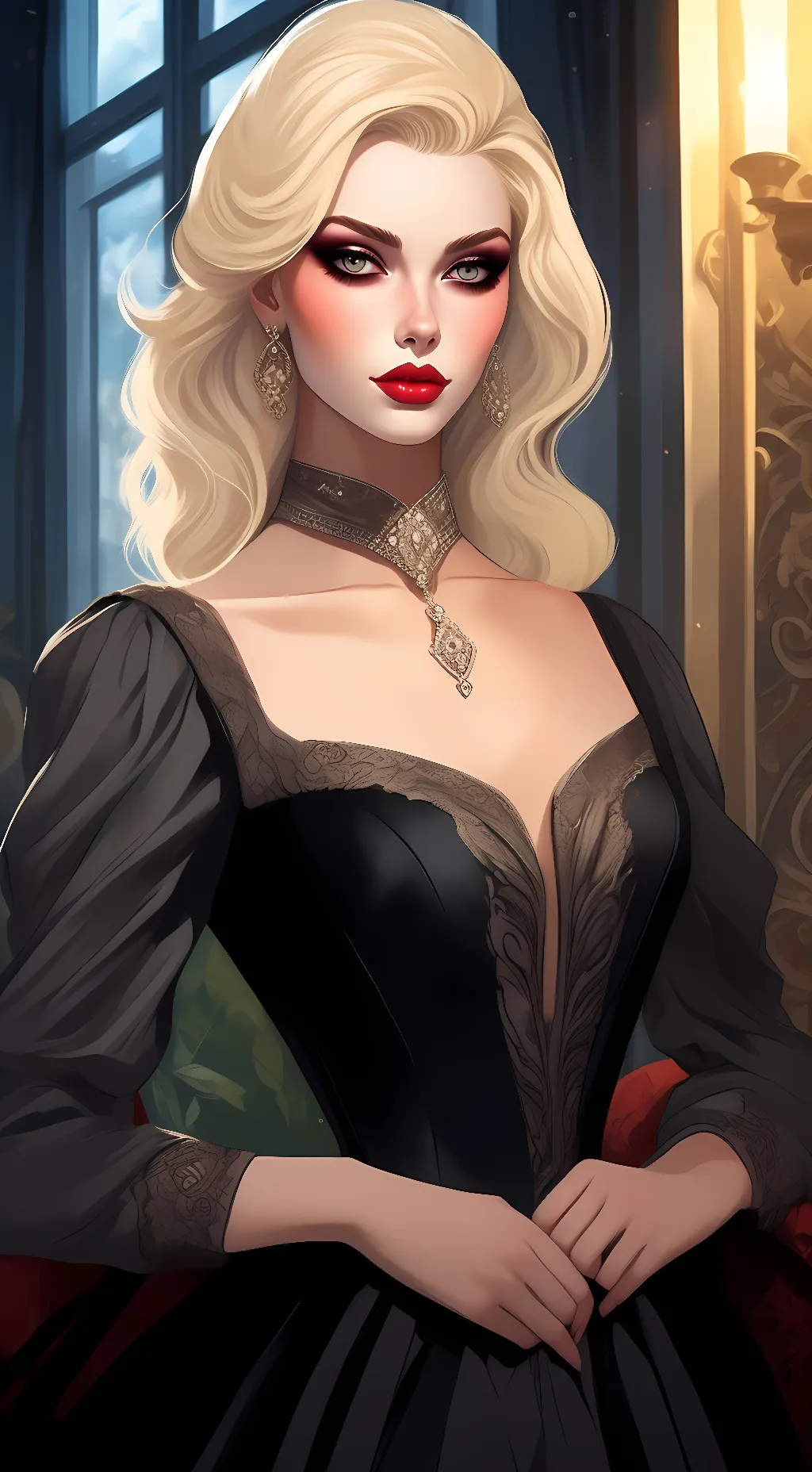 ai character: cassie Miller  background