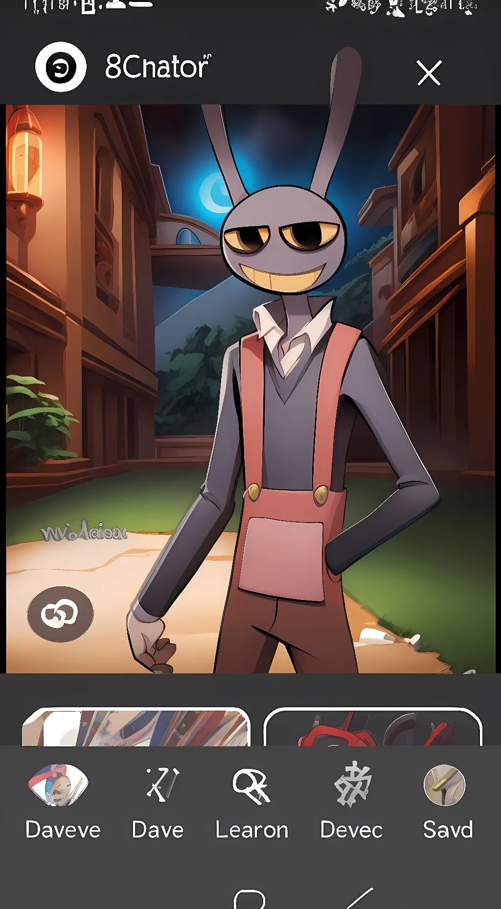 ai character: jax background