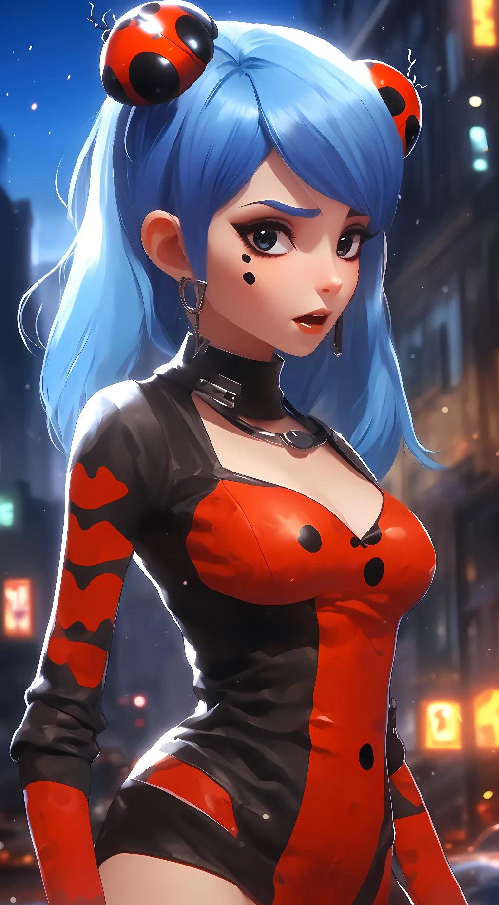 ai character: lady bug background