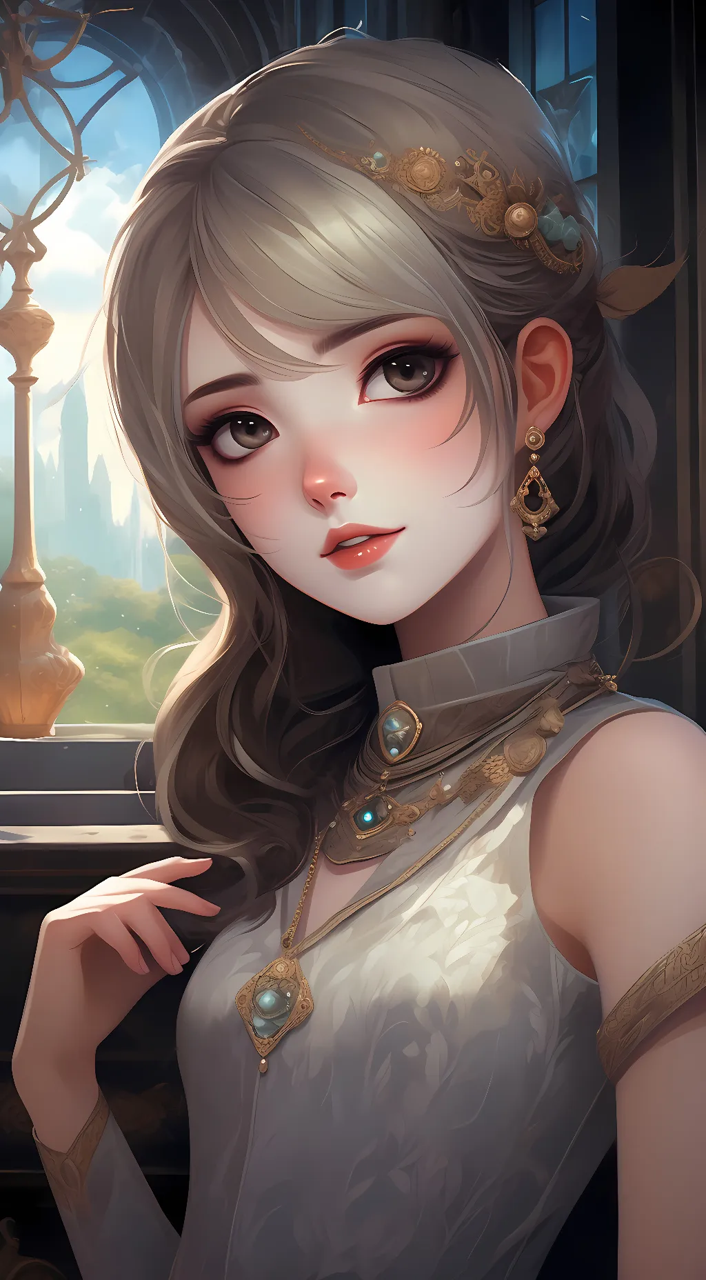 ai character: Tina background