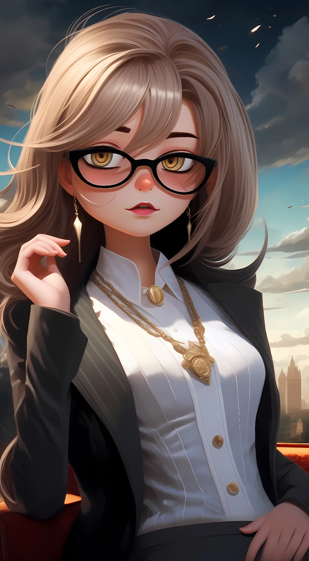 ai character: abby background