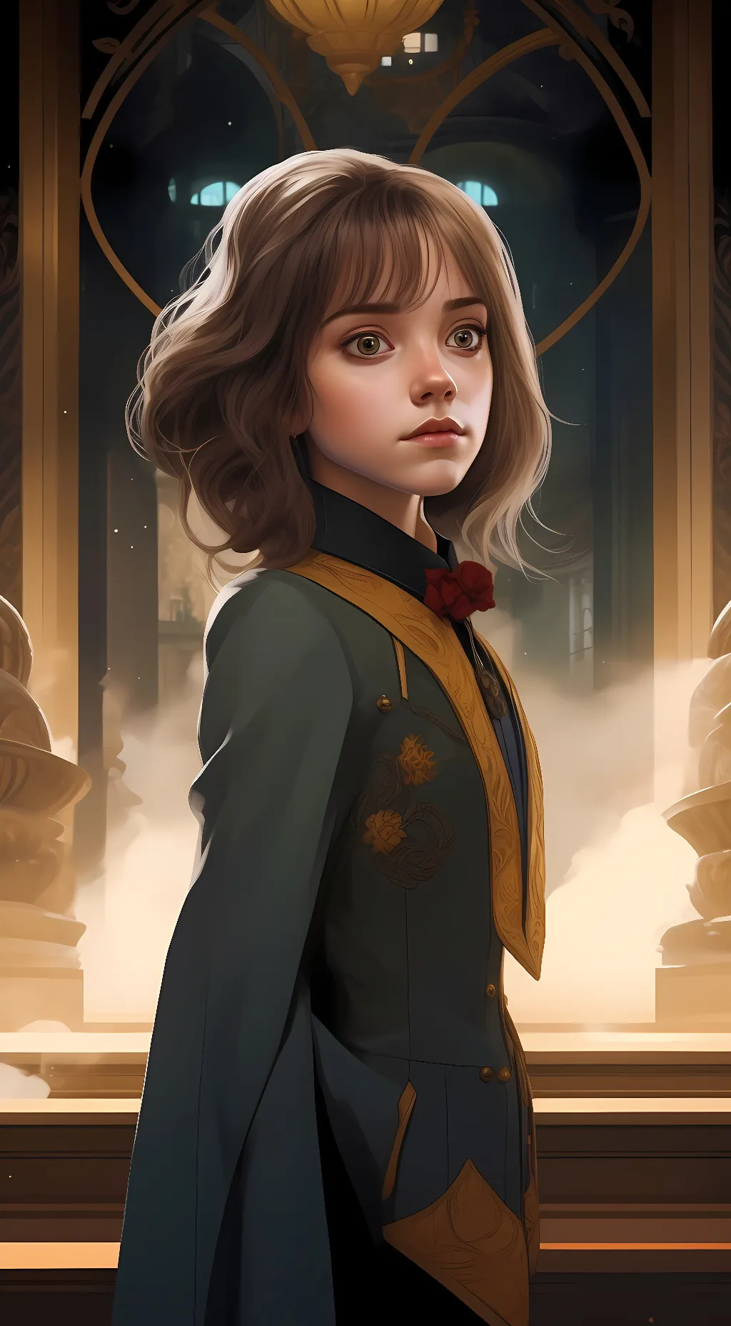 ai character: Hermione Granger  background
