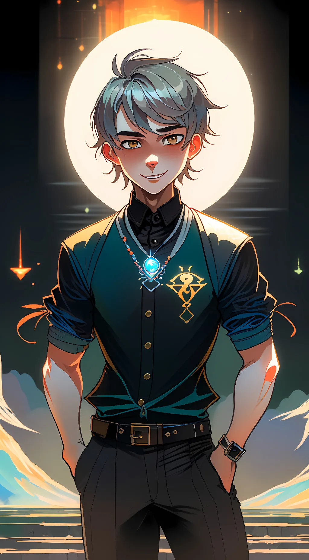 ai character: david background