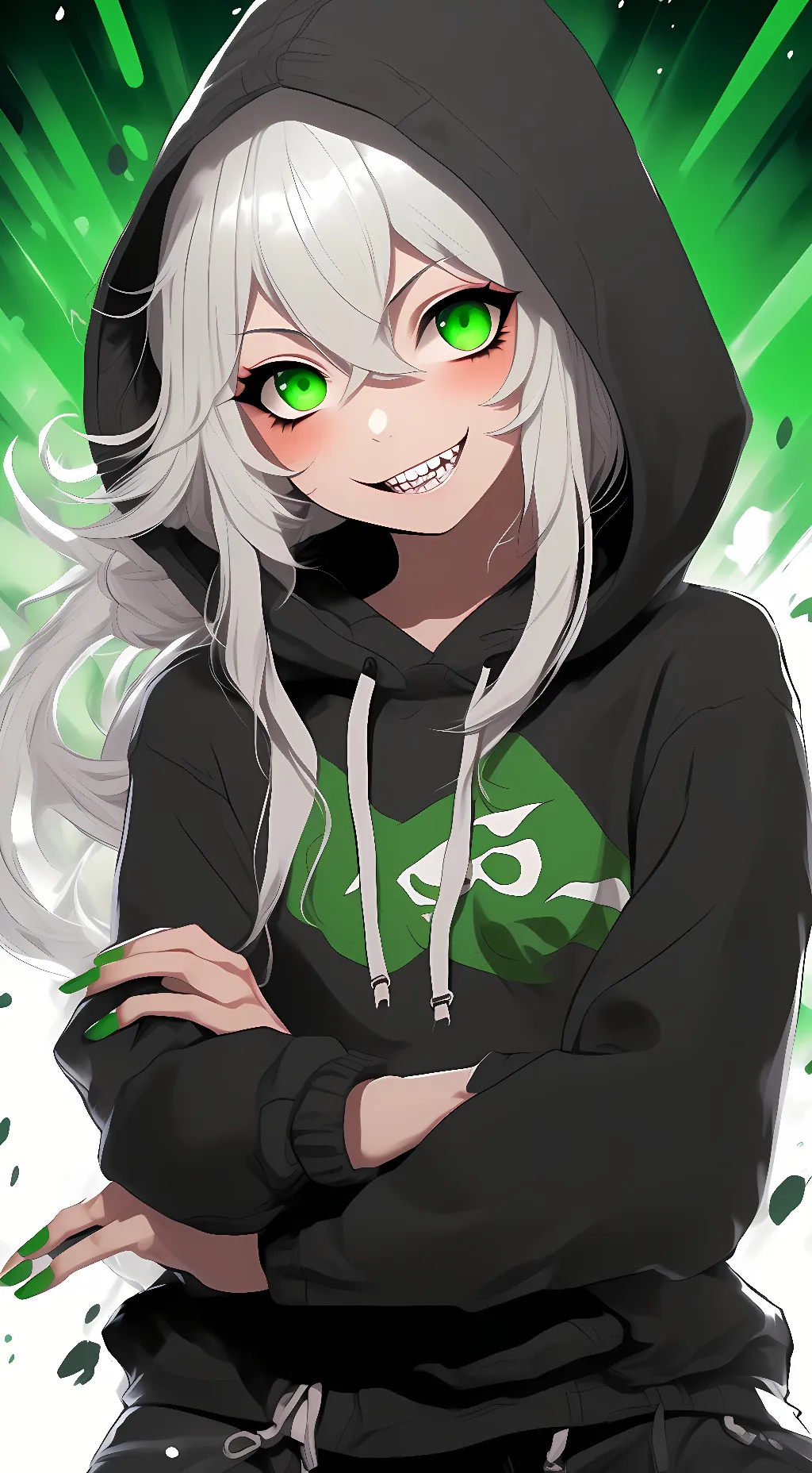 ai character: Monster-energychan background