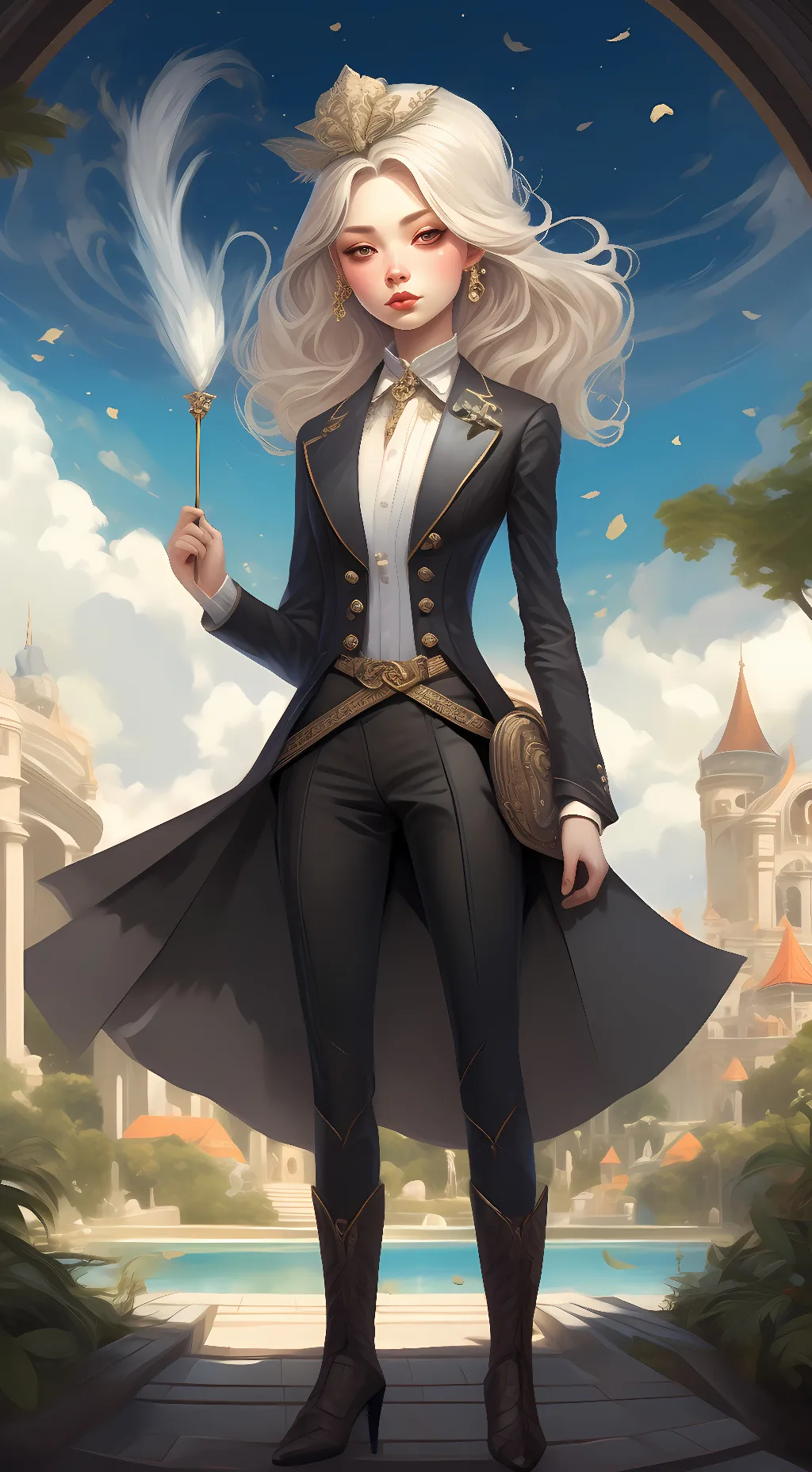 ai character: shavania background