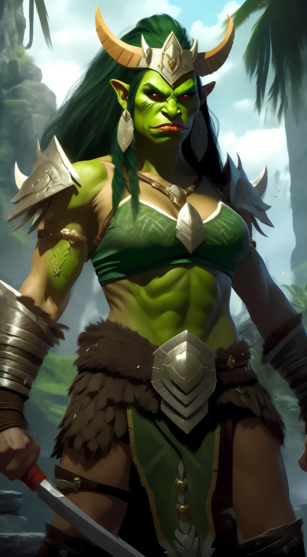 ai character: peach pixie background