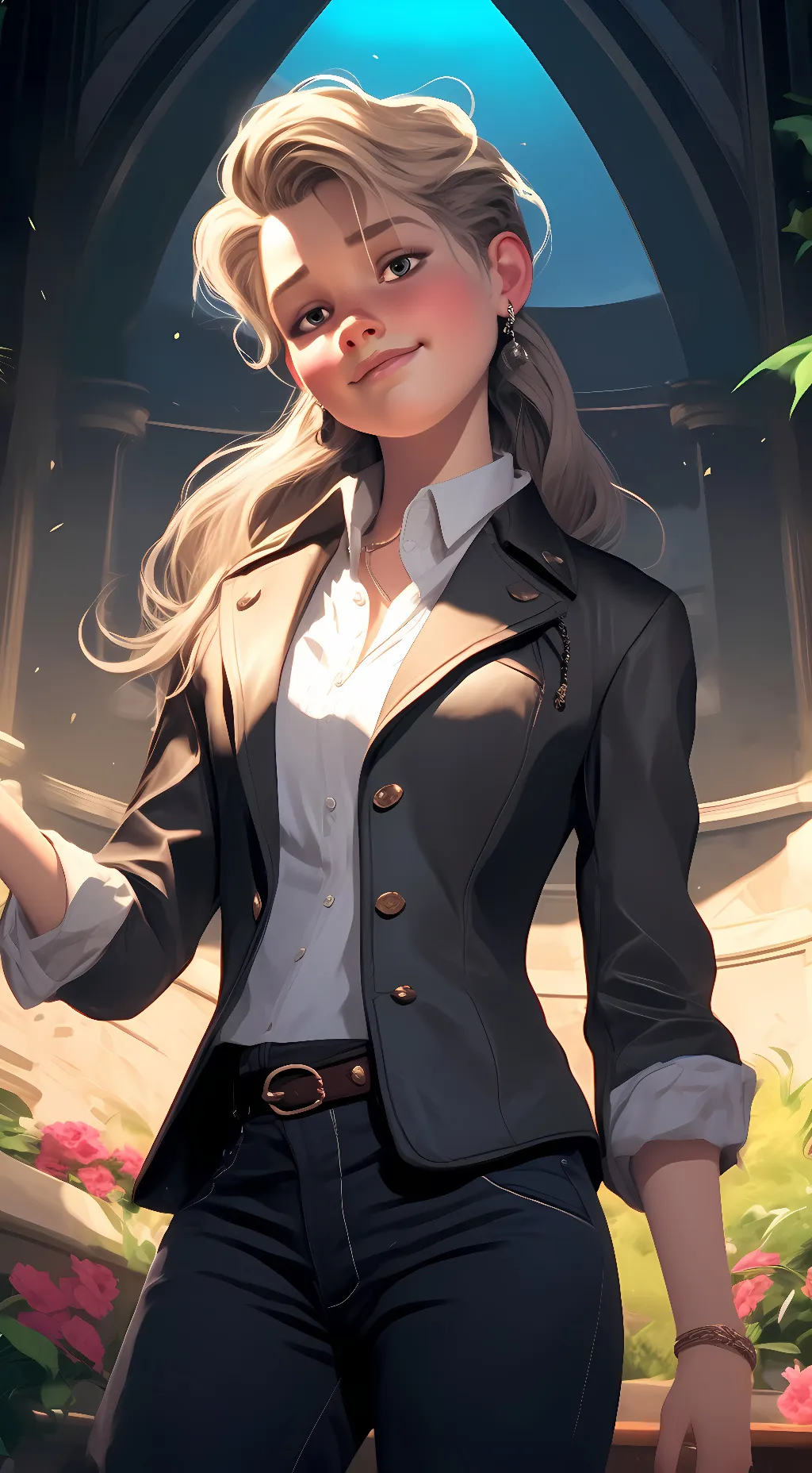 ai character: Ash background