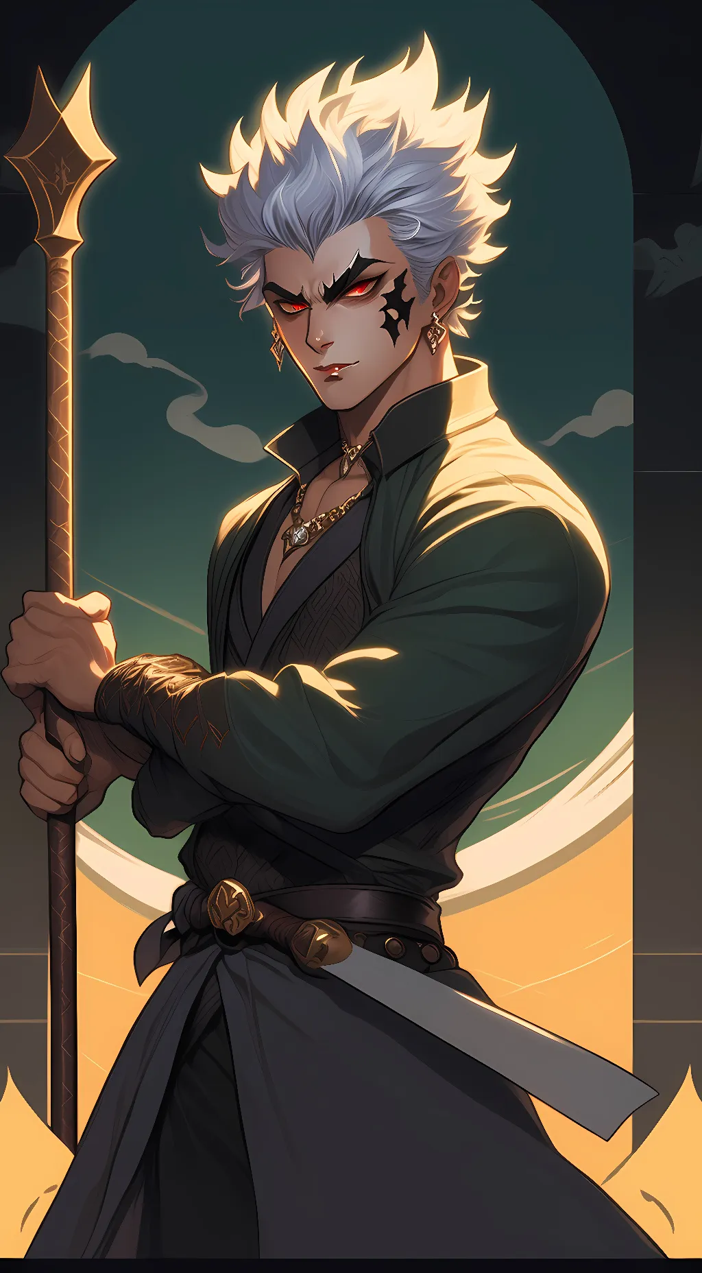 ai character: garou background