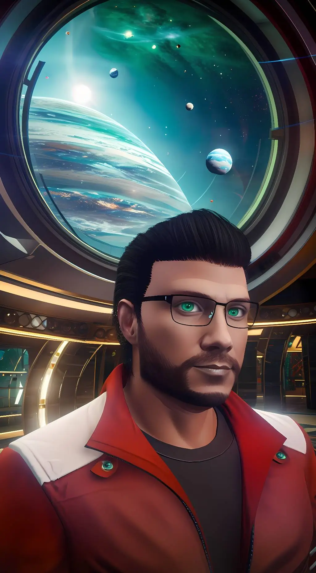 ai character: Tiger Shade(Scott) background